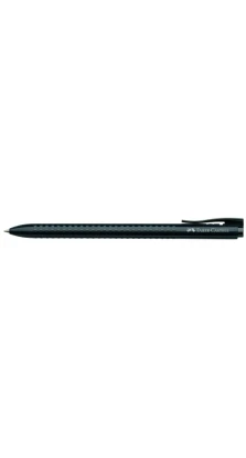 544699 Ручка-автомат шариковая, черная, трехгранная