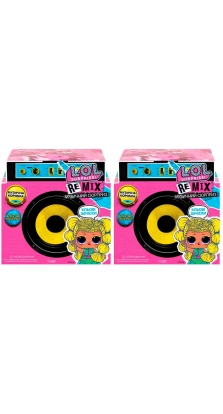 Акционный игровой набор из двух кукол L.O.L Surprise W1 серии Remix Hairflip. Музыкальный сюрприз