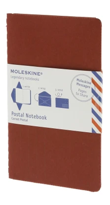 Блокнот-конверт Moleskine Postal Notebook, Large, красный