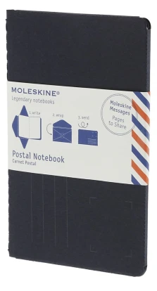 Блокнот-конверт Moleskine Postal Notebook, Large, синий