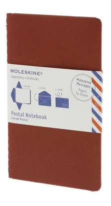 Блокнот-конверт Moleskine Postal Notebook, Pocket, красный