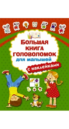 Большая книга головоломок для малышей с наклейками. В. Г. Дмитриева