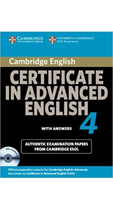 CAE 4 Self-study Pack for updated exam. Cambridge ESOL