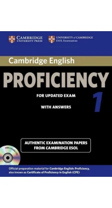 Cambridge English Proficiency 1. Self-study Pack. Student's Book with Answers and Audio CDs