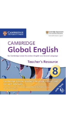 Cambridge Global English 8 Cambridge Elevate Teacher's Resource Access Card