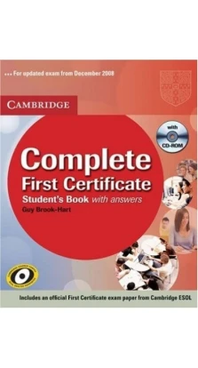 Complete First Certificate. Student's Book with answers + CD-ROM. Brook-Hart Guy