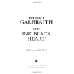 Cormoran Strike Book 6: The Ink Black Heart. Роберт Ґалбрейт (Robert Galbraith). Фото 4