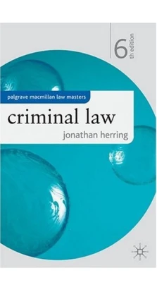 Criminal Law. Jonathan Herring