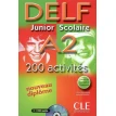 DELF Junior scolaire A2 Livre + corriges + transcriptios + CD. Stephanie Boussat. Cecile Jouhanne. Фото 1