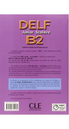DELF Junior scolaire B2 Livre + corriges + transcriptios + CD. Alain Rausch