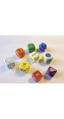 Dice: Mixed Dice. Pack of 9