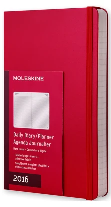 Ежедневник Moleskine «Classic» (2016), Large, красный