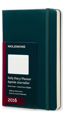 Ежедневник Moleskine «Classic» (2016), Large, зеленый