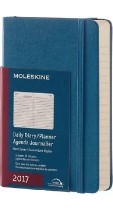 Ежедневник Moleskine «Classic» (2017), лазурный, Pocket