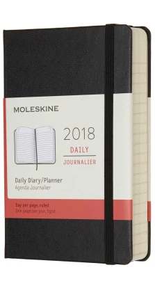 Ежедневник Moleskine «Classic» (2018), черный, Pocket