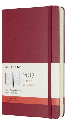 Ежедневник Moleskine «Classic» (2018), пурпурный, Large