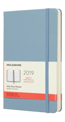Ежедневник Moleskine «Classic» (2019), голубой, Large