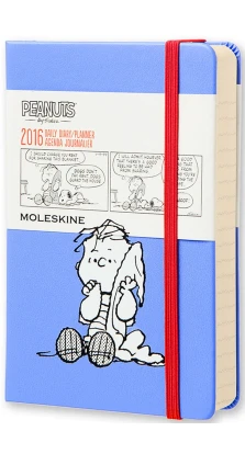 Ежедневник Moleskine «Peanuts» (2016), Pocket, голубой