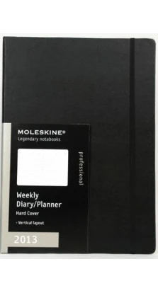 Еженедельник вертикальный Moleskine Action 2013, XL, черный