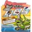 Фингерборд с фигуркой Shreddin' Sharks - Tin Fins. Фото 5