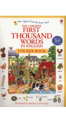First 1000 Words in English. Sticker Book. Heather Amery