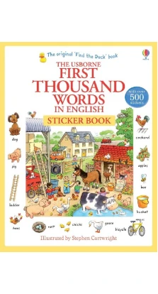 First Thousand Words in English Sticker Book. Heather Amery