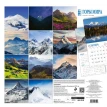 Горы мира. Календарь настенный на 16 месяцев на 2021 год. Фото 2