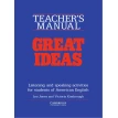 Great Ideas. Teacher's manual: Listening and Speaking Activities for Students of American English. Victoria Kimbrough. Leo Jones. Фото 1