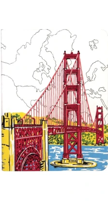 Handmade Journal: San Francisco Golden Gate