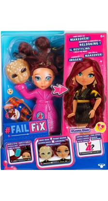 Игровой набор с куклой FailFix Total Makeover Гламурная Крошка