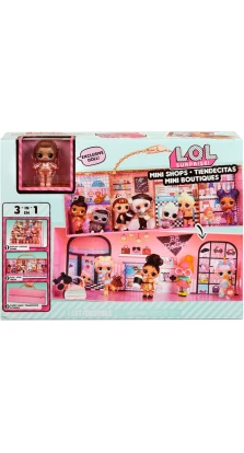 Игровой набор с куклой L.O.L. Surprise 3 in 1 Маленькие магазинчики