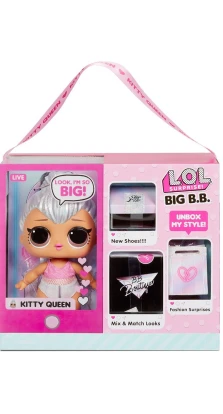 Игровой набор с мега-куклой L.O.L. SURPRISE! серии «Big B.B.Doll» - Королева Китти