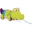 Іграшка-каталка на мотузочці - Крокодил Клац-Клаус. Фото 1