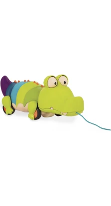 Іграшка-каталка на мотузочці - Крокодил Клац-Клаус