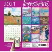Импрессионисты. Календарь настенный на 2021 год (300х300 мм). Фото 2