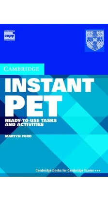 Instant PET Book and Audio CD Pack. Martyn Ford
