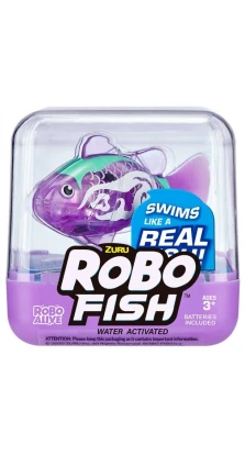 Интерактивная игрушка Robo Alive - Роборыбка фиолетовая