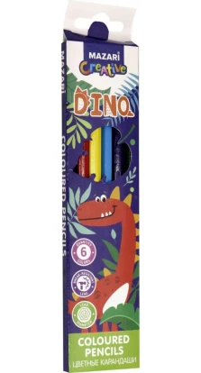 Карандаши 6 цветов DINO (M-6170-6)
