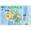 Карта Австралии на английском языке. Фото 1