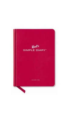 Keel's Simple Diary Volume Two (dark Red): The Ladybug Edition (Diary). Philipp Keel