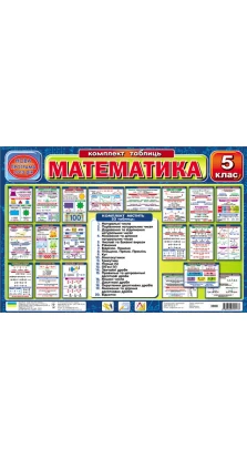 Комплект таблиць «Математика». 5 клас