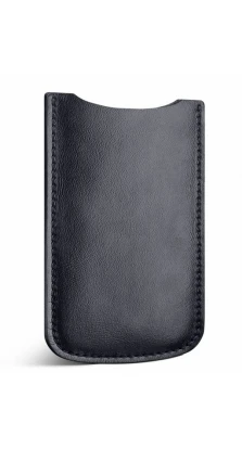 Кожаный чехол для iPhone 5. Цвет черный