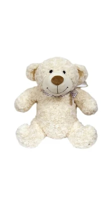 Мягкая игрушка Grand Медведь (белый, с бантом, 40 см)