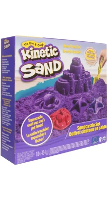 Набор песка для детского творчества - Kinetic Sand Замок из песка (фиолетовый)