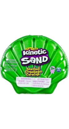 Набор песка для детского творчества - Kinetic Sand Ракушка зеленая