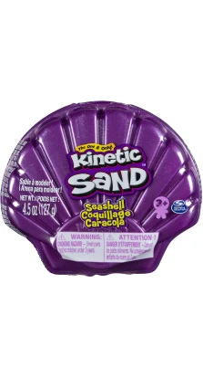 Набор песка для детского творчества - Kinetic Sand Ракушка фиолетовая