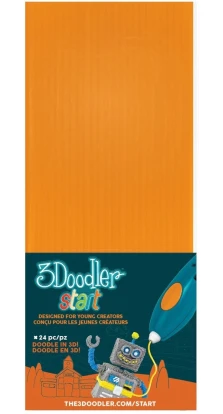 Набор стержней для 3D-ручки 3Doodler Start (оранжевый)