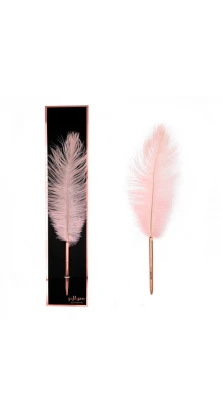Оригиннальная ручка с розовым пером «Feather»