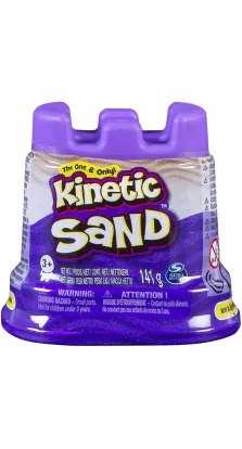 Песок для детского творчества - Kinetic Sand Мини крепость (фиолетовый)