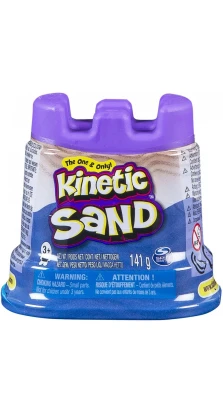 Песок для детского творчества - Kinetic Sand Мини крепость (голубой)